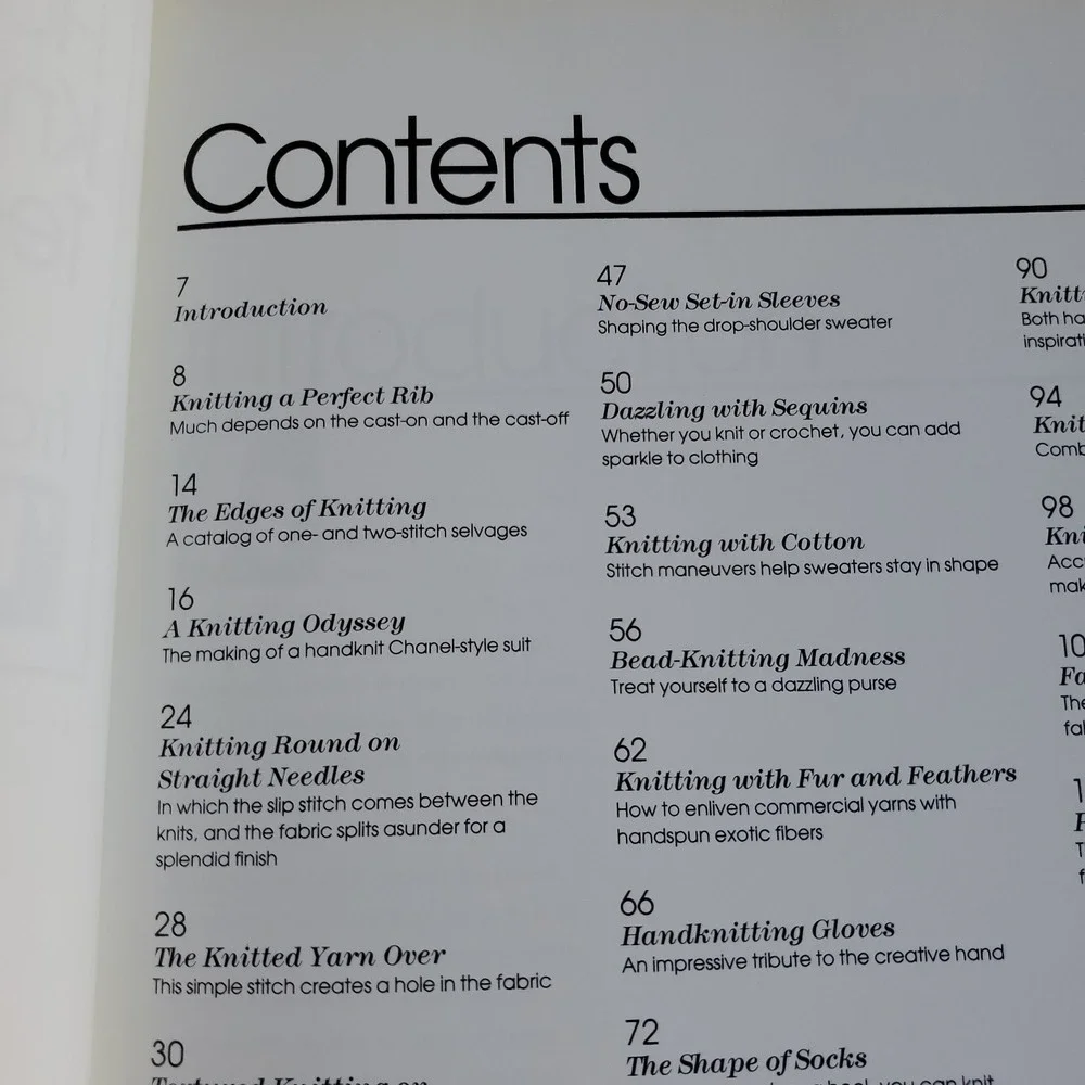 Knitting in America Patterns Profiles Stories of Americas Hand Knitting Threads
